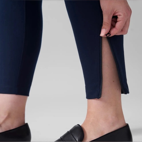 Universal Standard Moro Pocket Signature Ponte Pants Navy Blue Small Size 14 16 - Picture 3 of 9